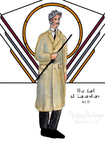 Earl of Caversham, coat,  Act 3